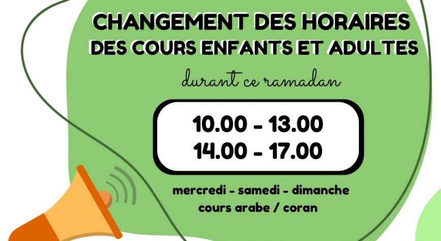 horaires-cours-durant-ramadan